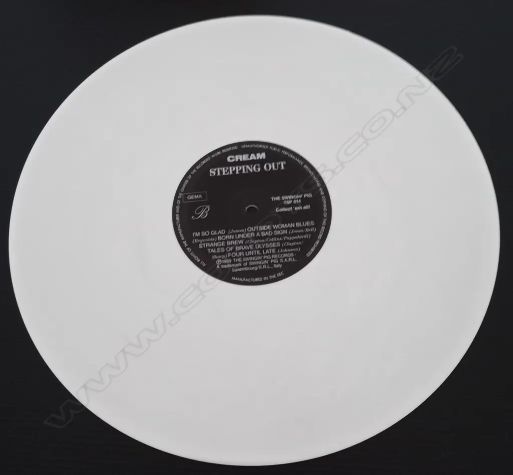Cream (2), Stepping Out (White vinyl) Image 1++